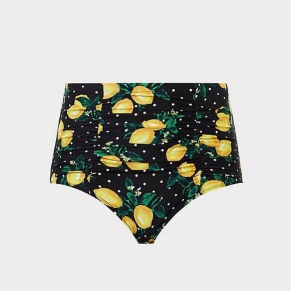 Torrid Lemon Dot Bikini Bottoms NEW! 3X - Picture 2 of 6